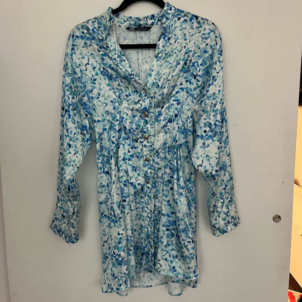 Blue Zara dress